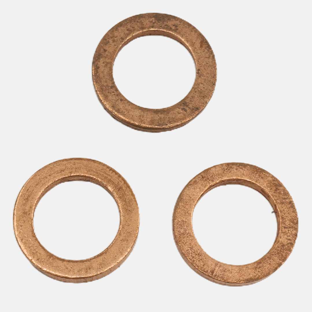 FLANŞ YAĞ FİLTRESİ YAĞLAMA RAKORU BAKIR PUL 8.2X12.1.5