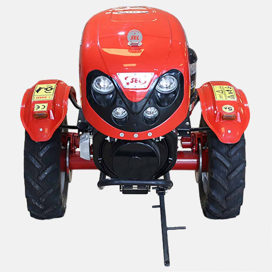 3 LD 510 MOTORLU SEL ÇAPA MAKİNASI EL FREN ARAZİLİ KOVAN KIRMIZI